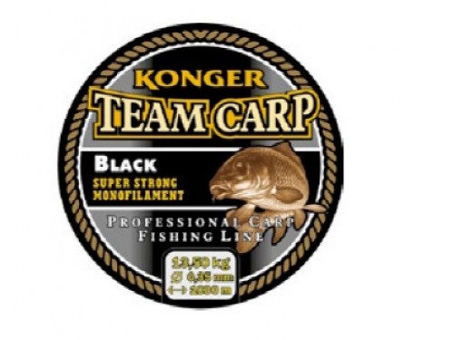 Леска KONGER TEAM GARP BLACK 0,40мм 1000м